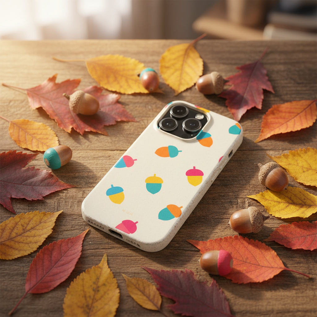 Acorn Pop Eco iPhone Case - Biodegradable & Stylish