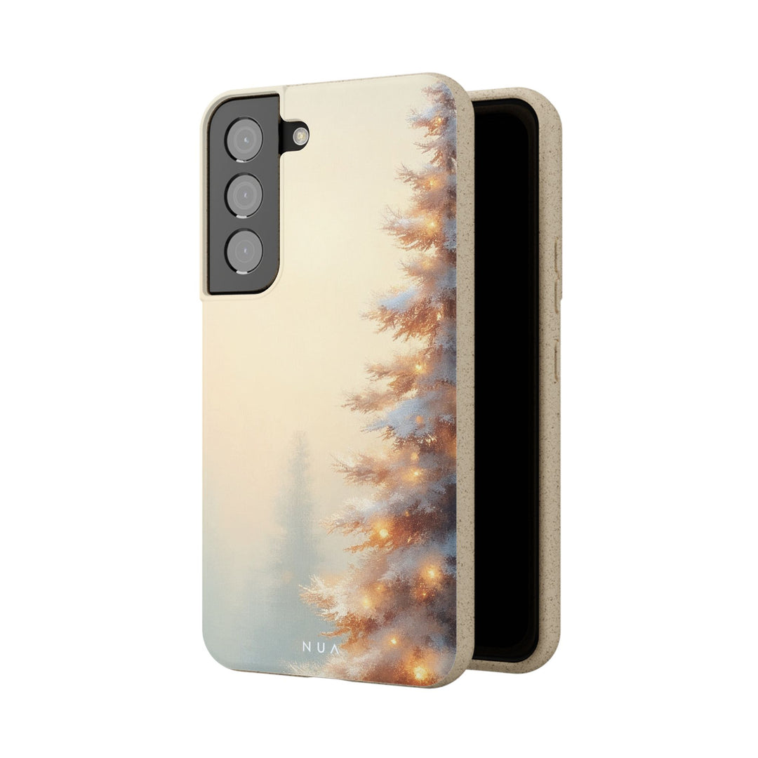 Snowy Pine Eco Samsung Case - Biodegradable & Stylish