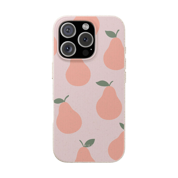 Pink Pears Eco iPhone Case - Biodegradable & Stylish