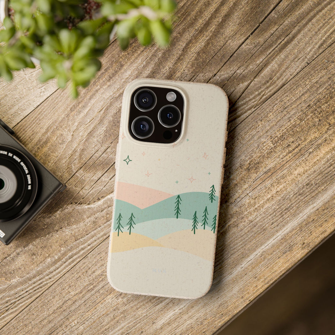 Hygge Hills Eco iPhone Case - Biodegradable & Stylish