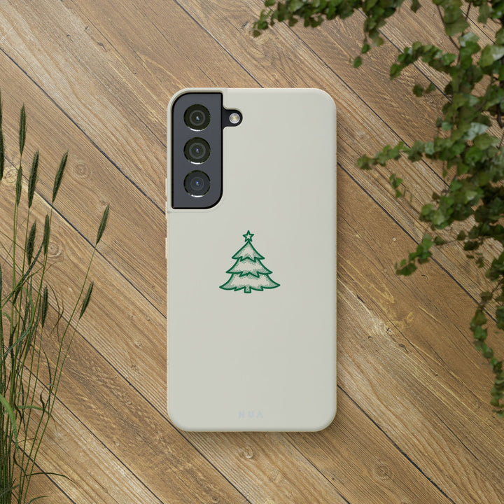 Minimalist Pine Eco Samsung Case - Biodegradable & Stylish