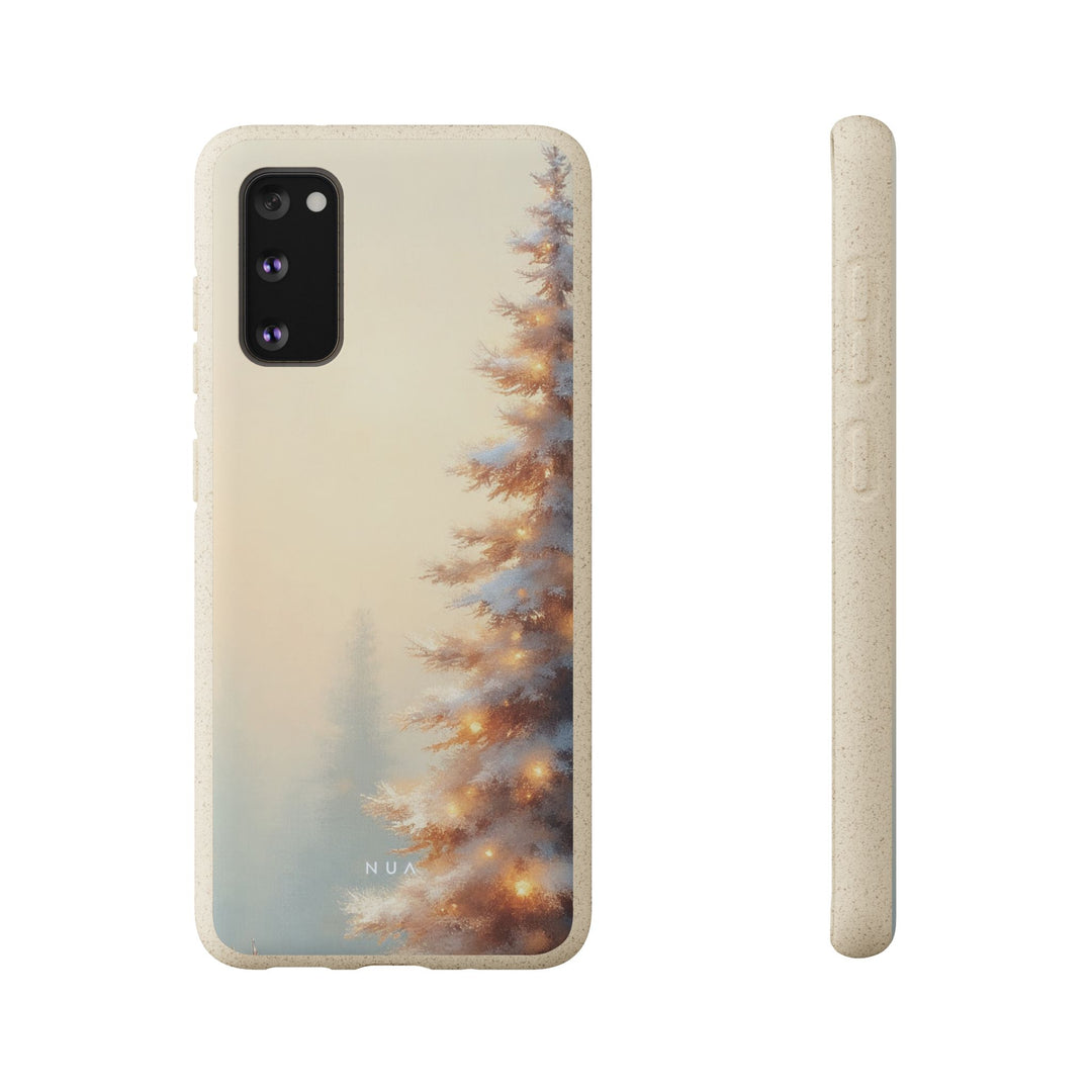 Snowy Pine Eco Samsung Case - Biodegradable & Stylish