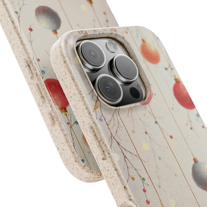 Soft Noel Ornaments Eco iPhone Case - Biodegradable & Stylish