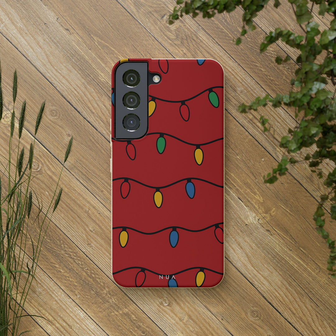 Christmas Lights Eco Samsung Case - Biodegradable & Stylish