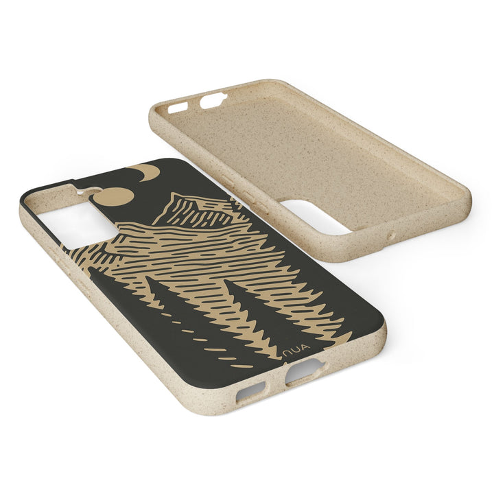 Moonrise Pines Retro Mountain and Moon Samsung Case