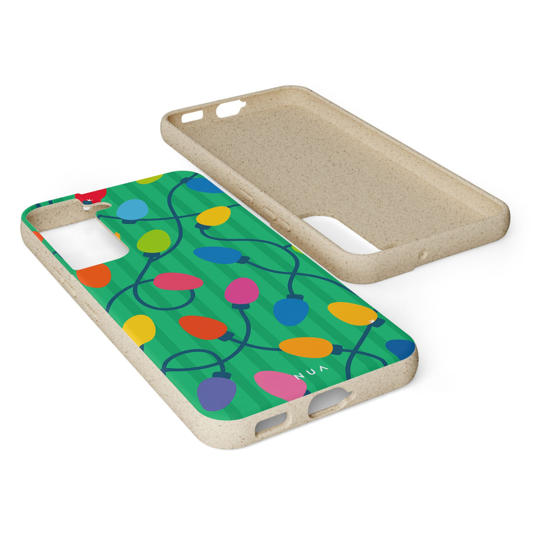 Christmas Lights Eco Samsung Case - Biodegradable & Stylish