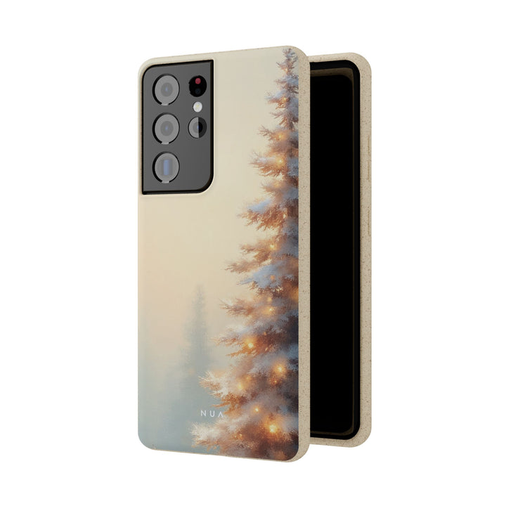 Snowy Pine Eco Samsung Case - Biodegradable & Stylish