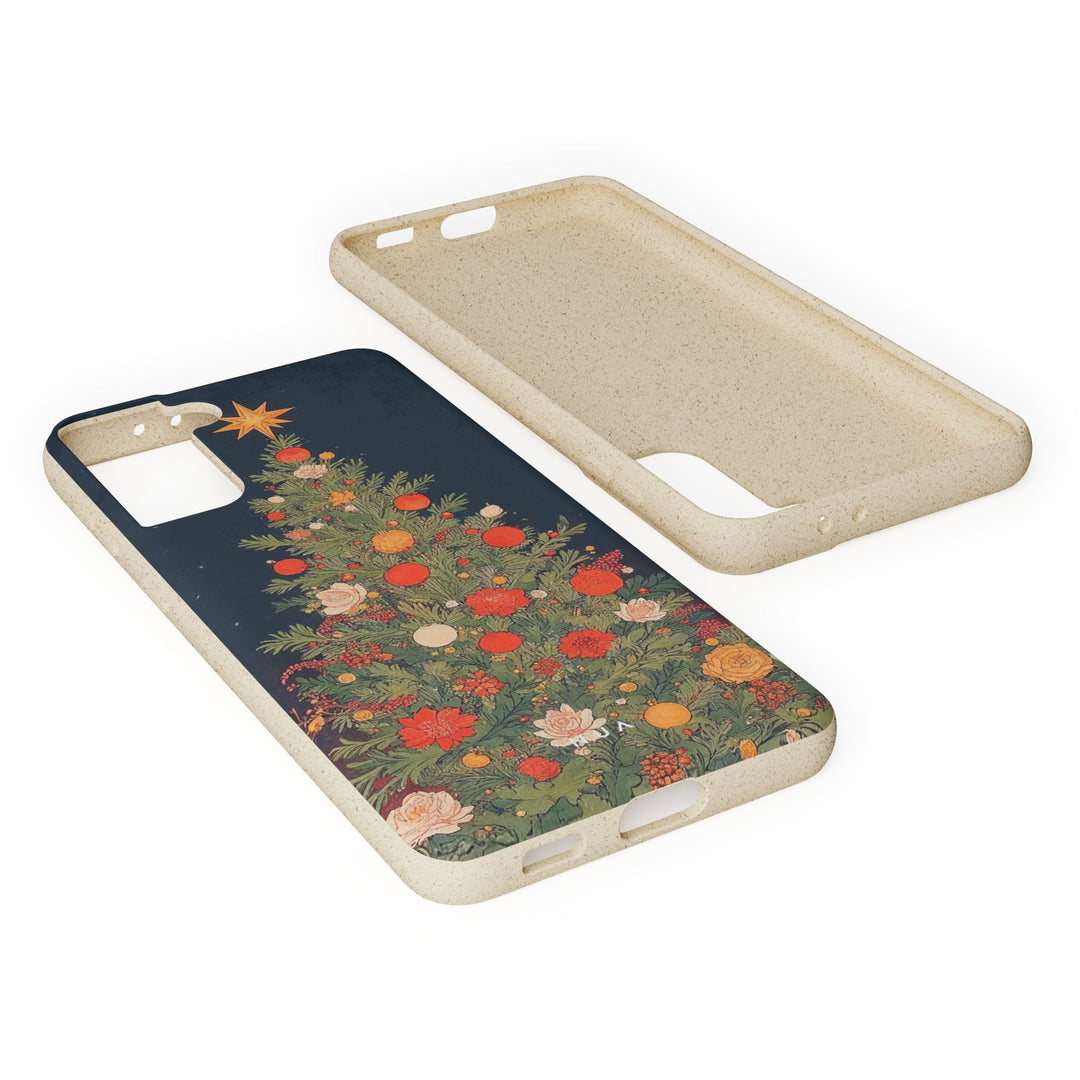 Art Noveau Christmas Eco Samsung Case - Biodegradable & Stylish