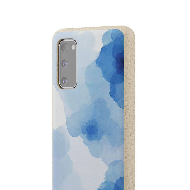 Ocean Bloom: Watercolor Serenity in Blue Samsung Case