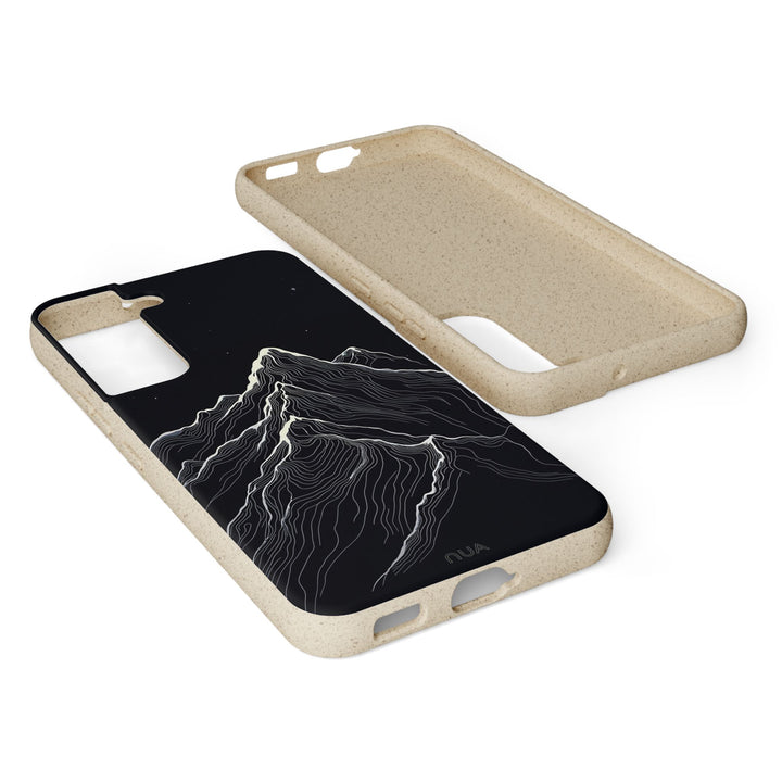 Starlit Summit: Mountain Lines in the Night Samsung Case