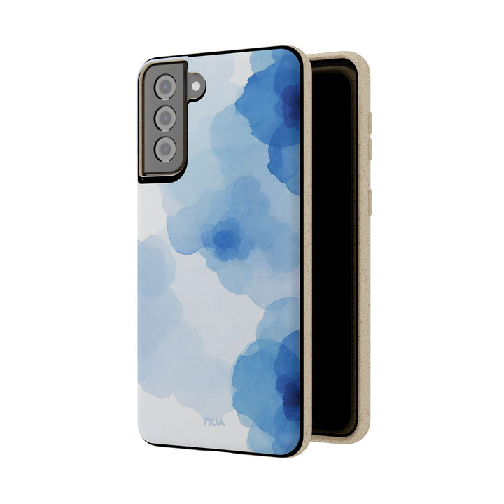 Ocean Bloom: Watercolor Serenity in Blue Samsung Case