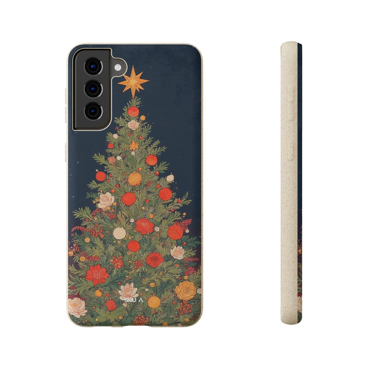 Art Noveau Christmas Eco Samsung Case - Biodegradable & Stylish