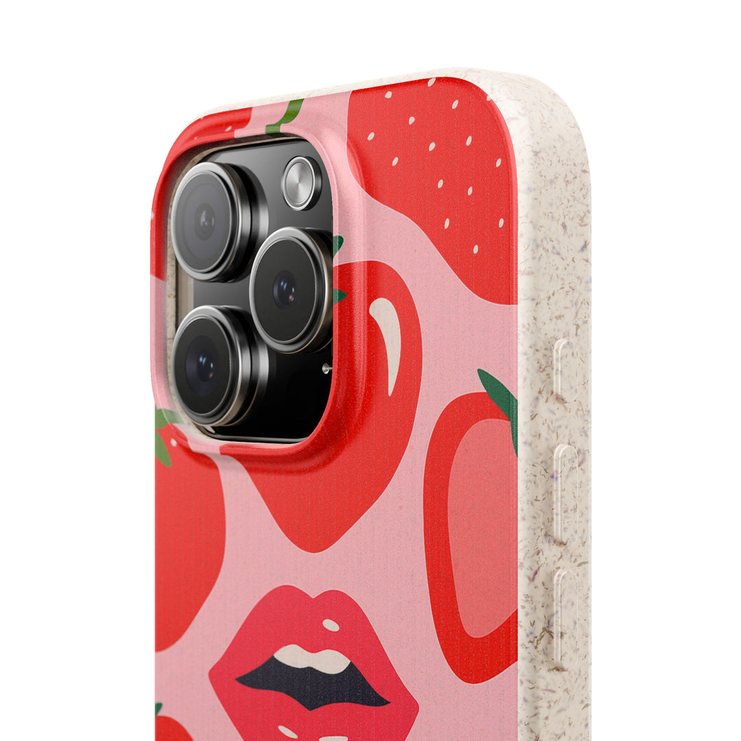 Strawberry Kiss Eco Phone Case