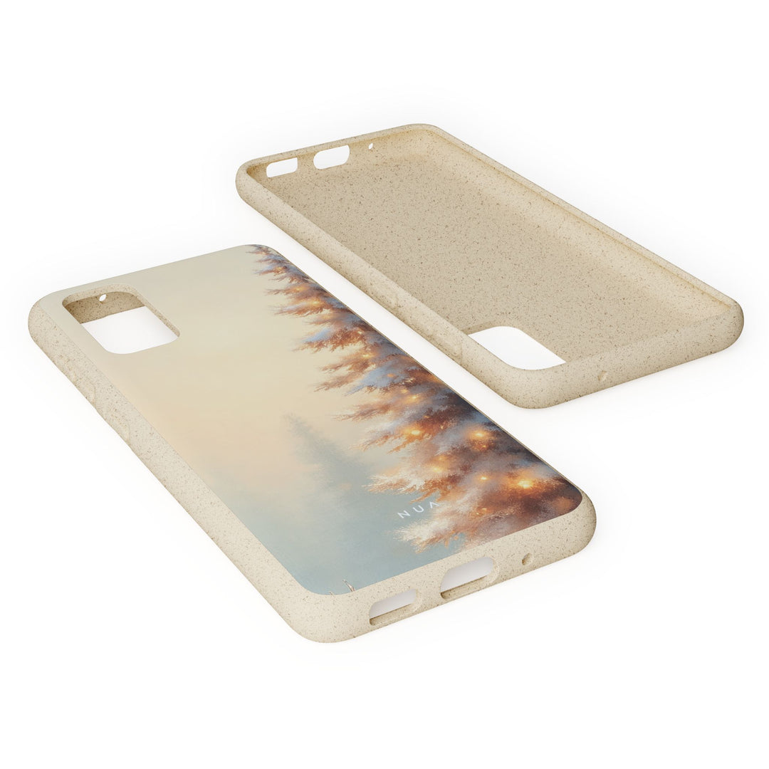 Snowy Pine Eco Samsung Case - Biodegradable & Stylish