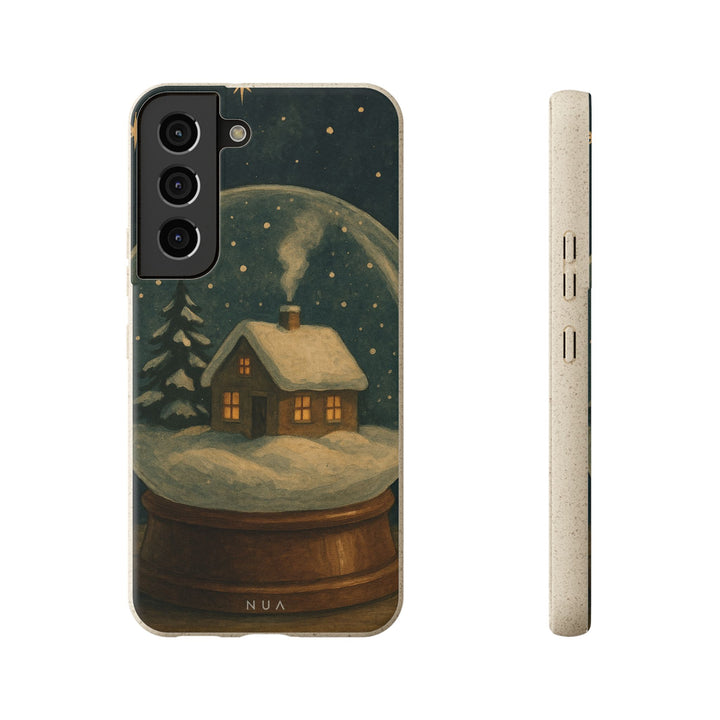 Vintage Snowglobe Eco Samsung Case - Biodegradable & Stylish