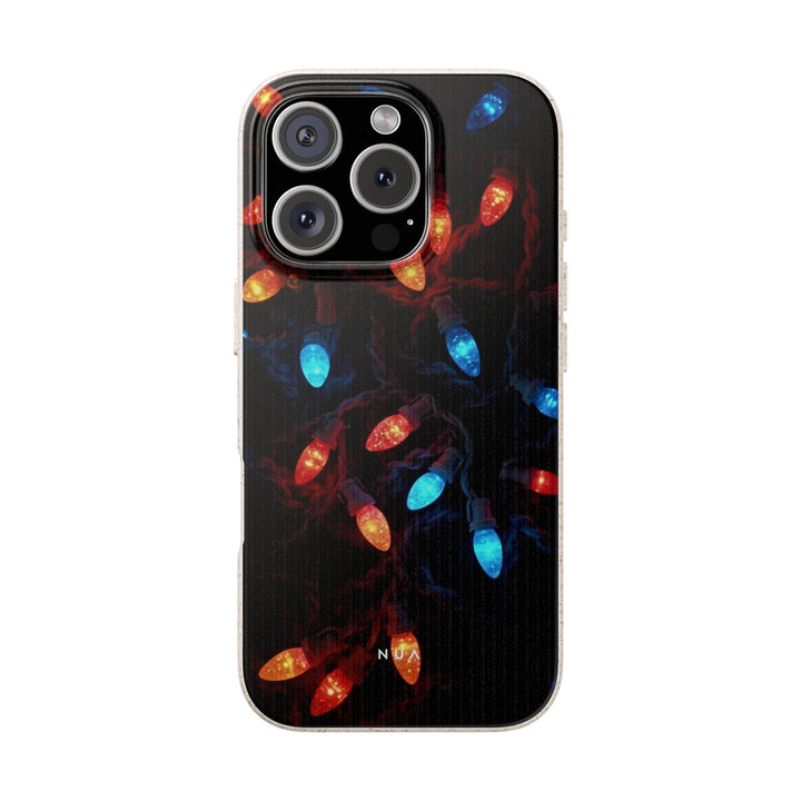 Christmas Fairy Lights Eco iPhone Case - Biodegradable & Stylish