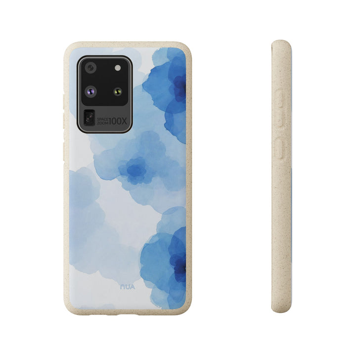 Ocean Bloom: Watercolor Serenity in Blue Samsung Case