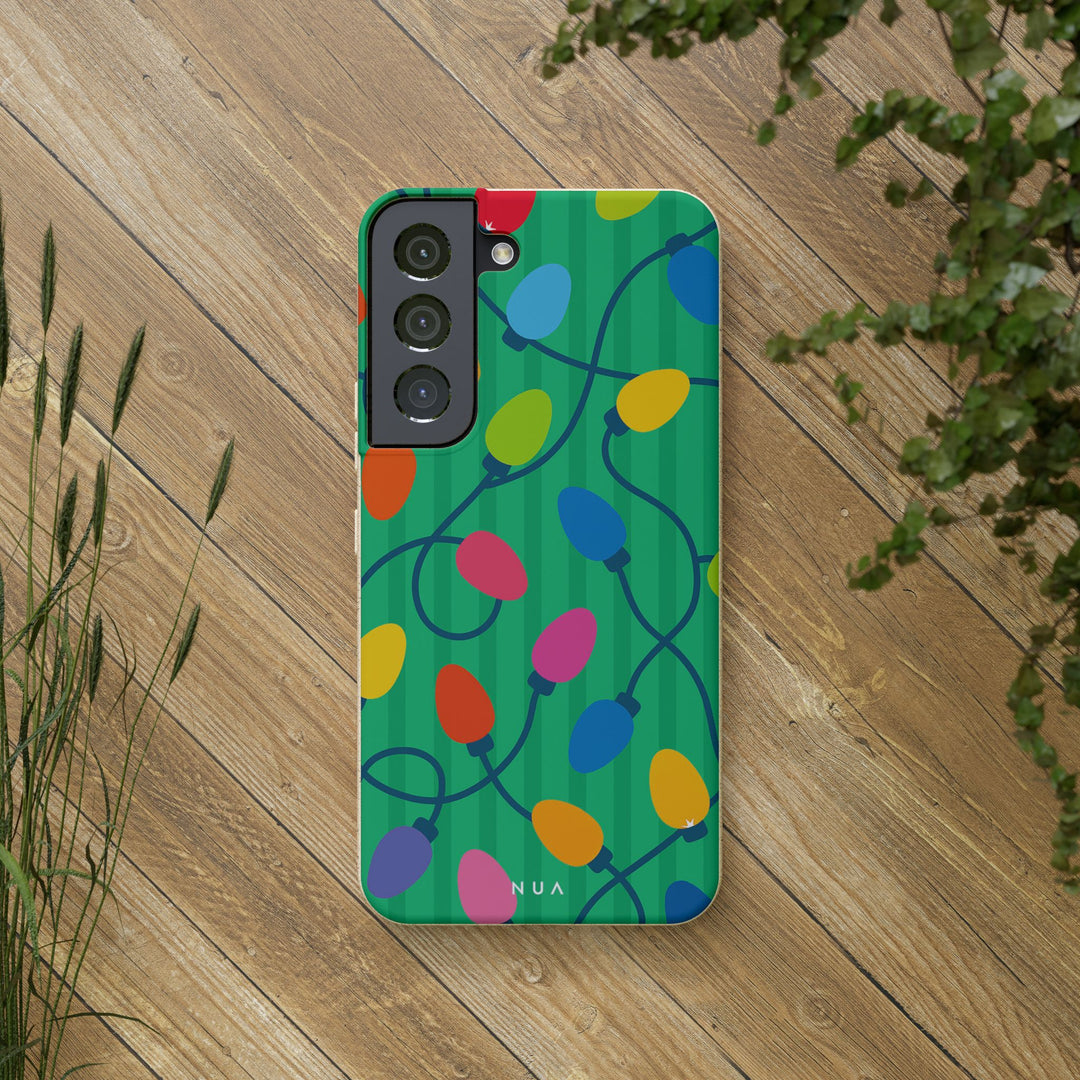 Christmas Lights Eco Samsung Case - Biodegradable & Stylish