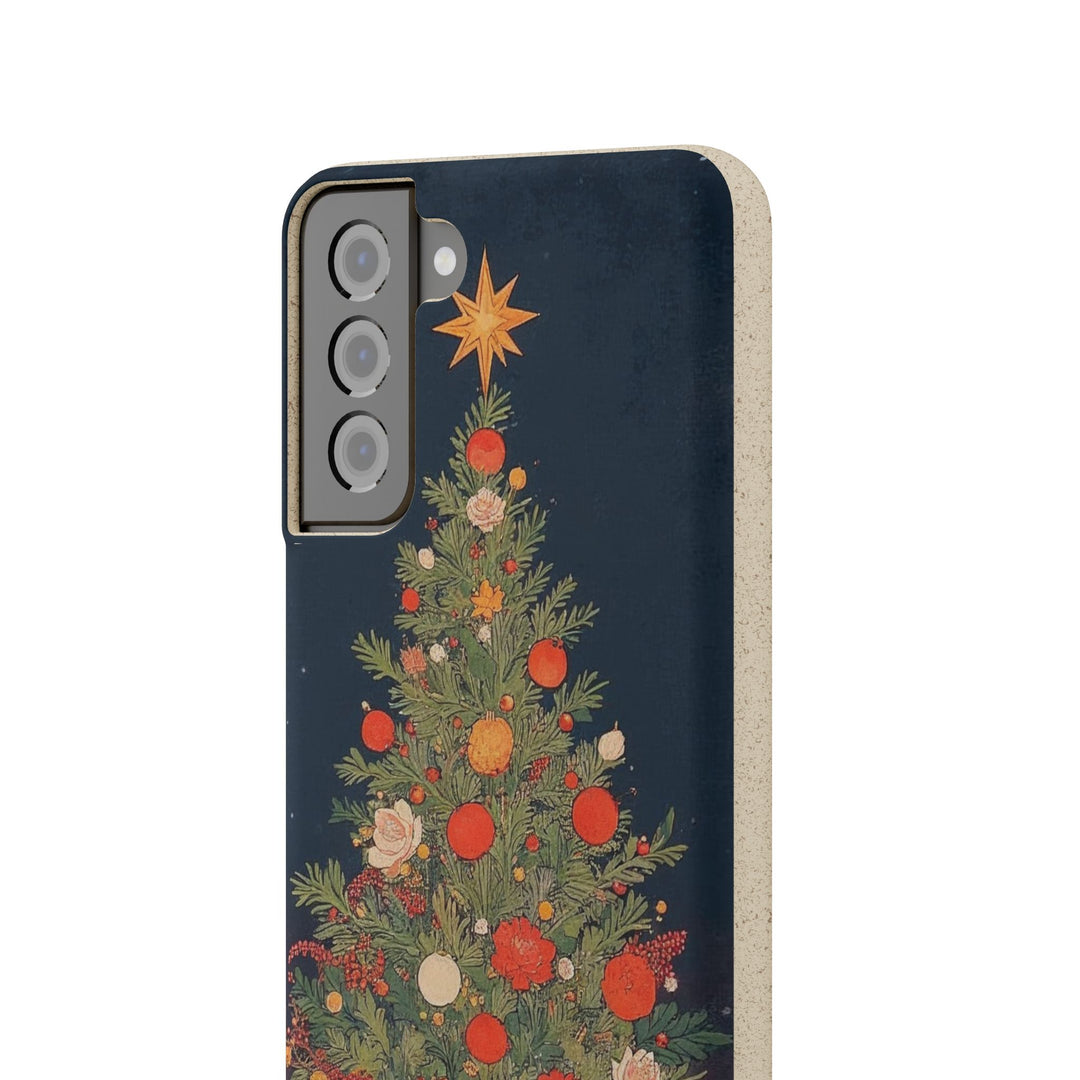 Art Noveau Christmas Eco Samsung Case - Biodegradable & Stylish