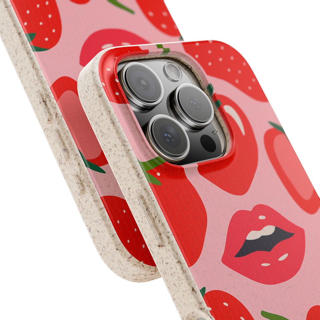Strawberry Kiss Eco Phone Case
