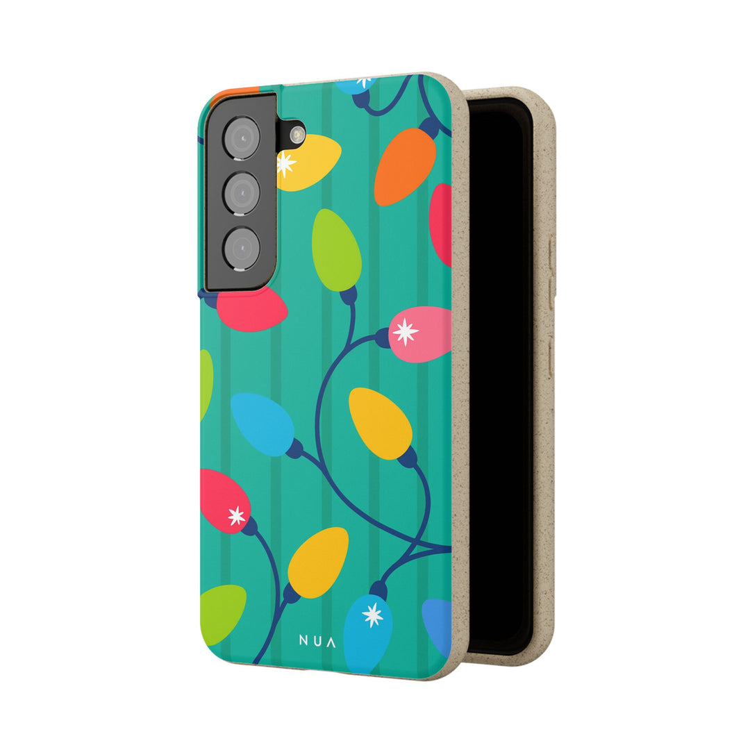 Bright Christmas Lights Eco Samsung Case - Biodegradable & Stylish
