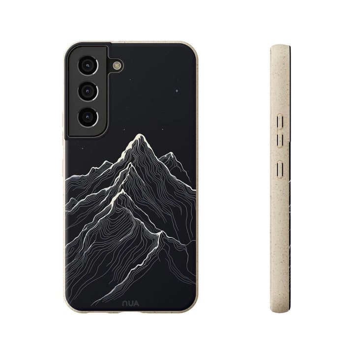 Starlit Summit: Mountain Lines in the Night Samsung Case