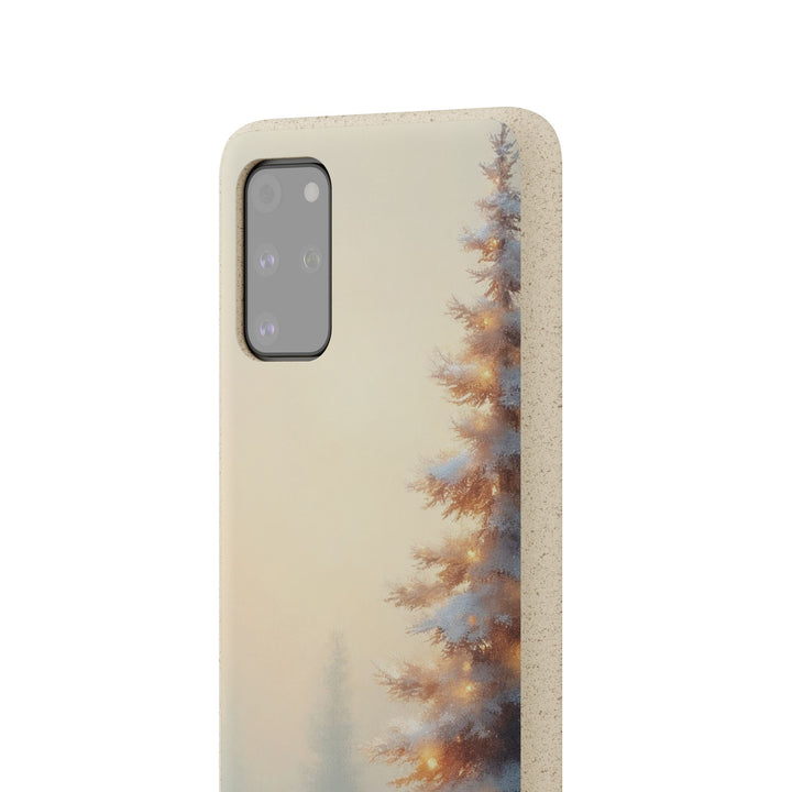 Snowy Pine Eco Samsung Case - Biodegradable & Stylish