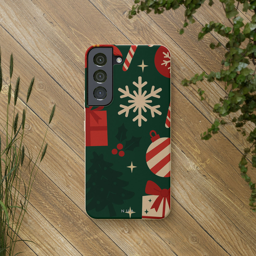 Christmas Design Eco Samsung Case - Biodegradable & Stylish