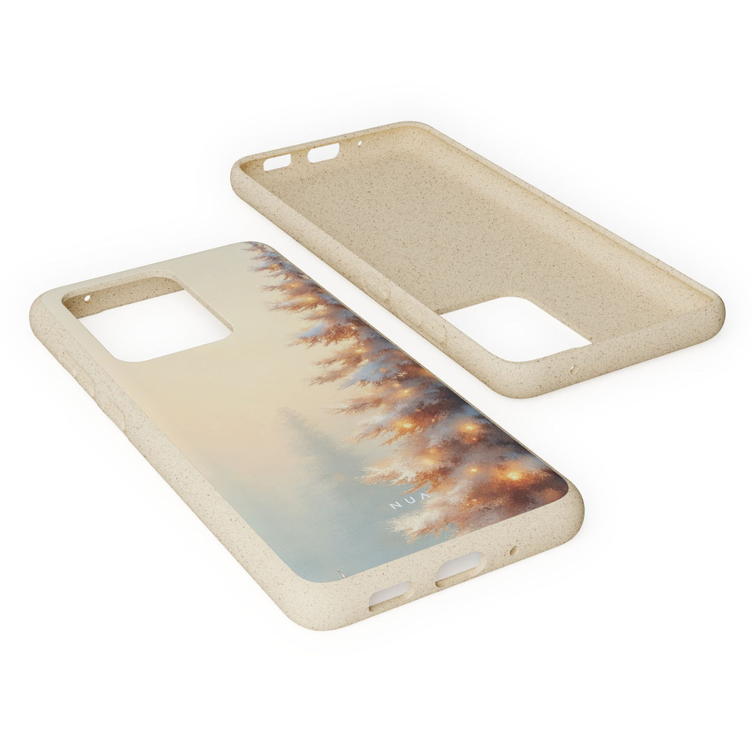 Snowy Pine Eco Samsung Case - Biodegradable & Stylish