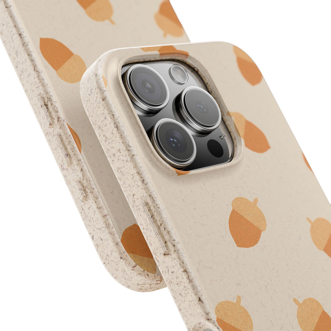 Acorn Drift Eco iPhone Case - Biodegradable & Stylish
