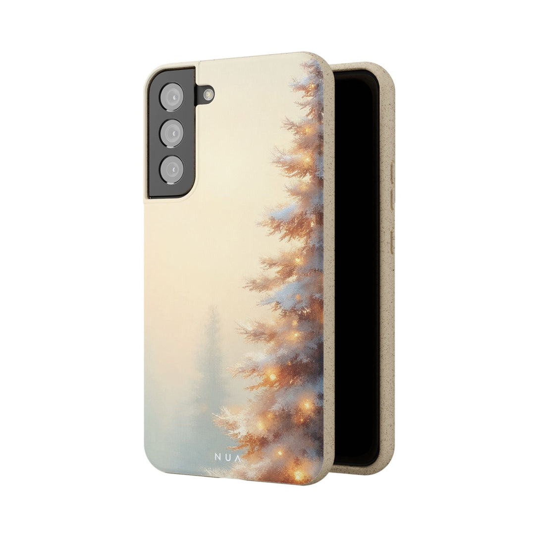 Snowy Pine Eco Samsung Case - Biodegradable & Stylish