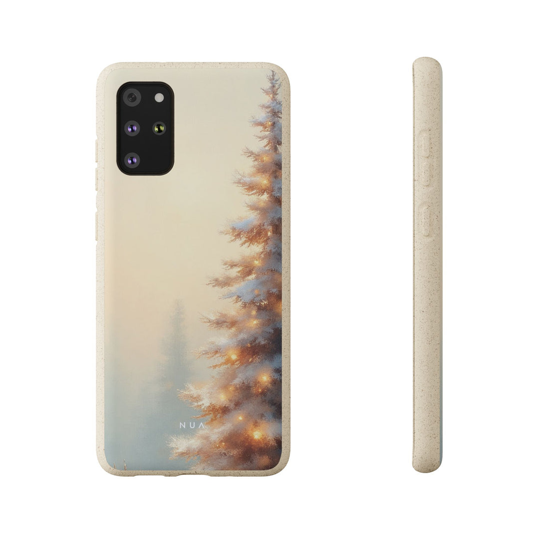 Snowy Pine Eco Samsung Case - Biodegradable & Stylish