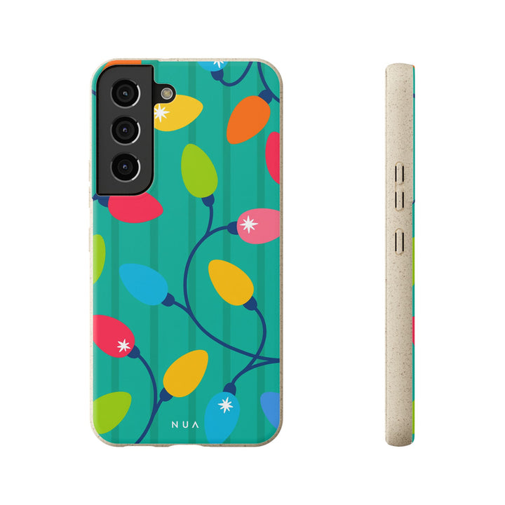 Bright Christmas Lights Eco Samsung Case - Biodegradable & Stylish