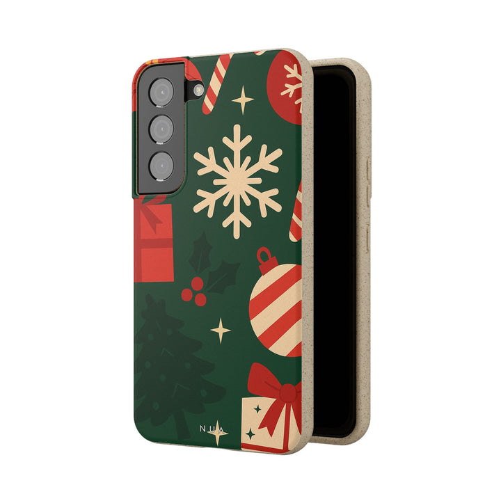 Christmas Design Eco Samsung Case - Biodegradable & Stylish