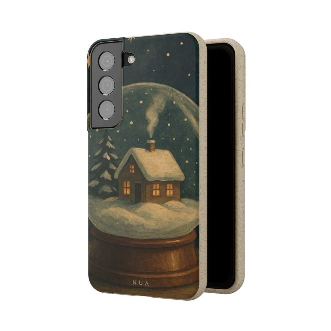 Vintage Snowglobe Eco Samsung Case - Biodegradable & Stylish