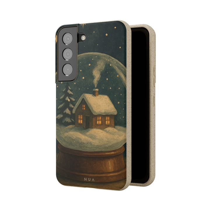 Vintage Snowglobe Eco Samsung Case - Biodegradable & Stylish