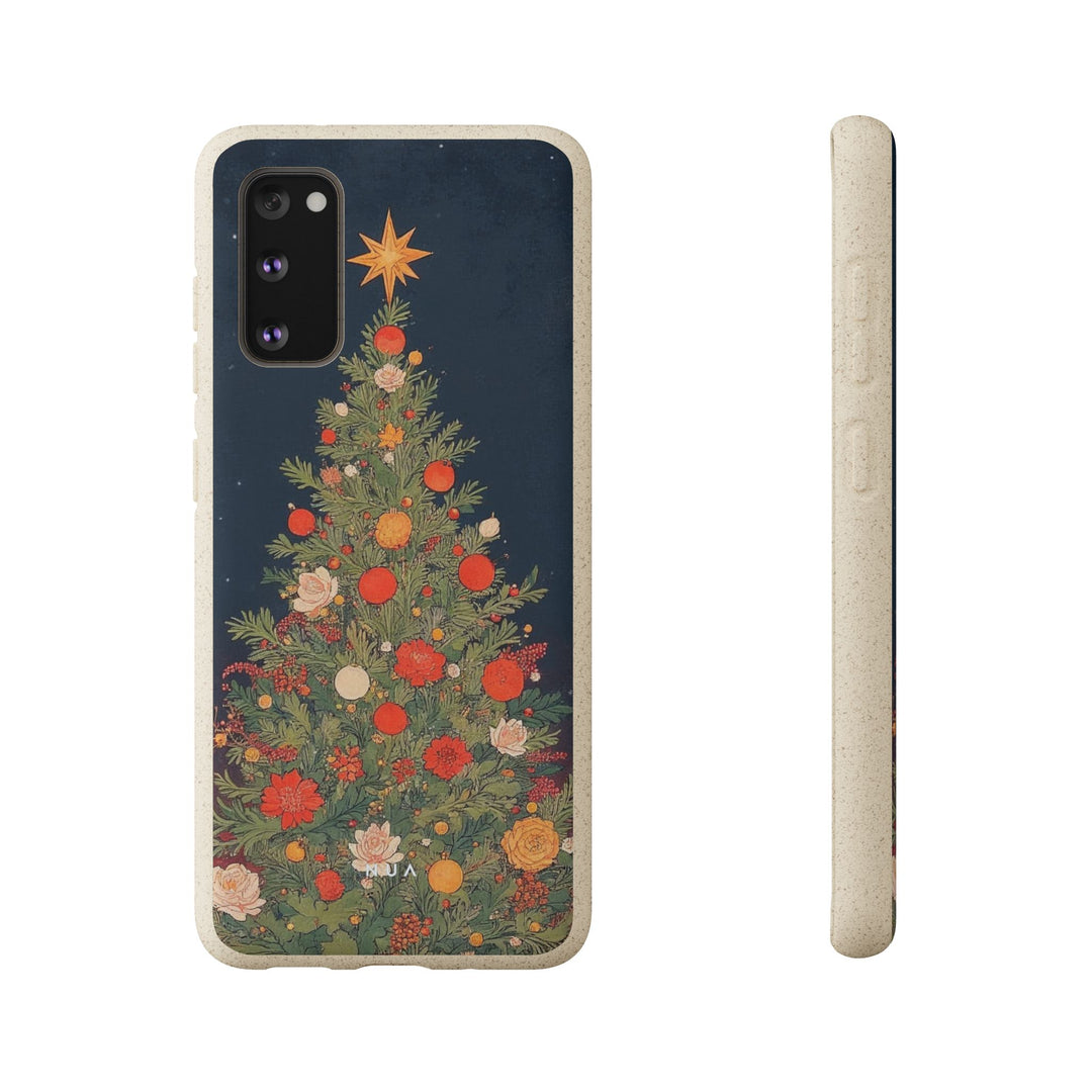 Art Noveau Christmas Eco Samsung Case - Biodegradable & Stylish