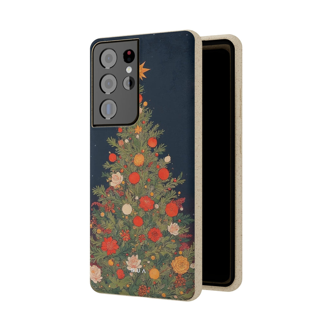 Art Noveau Christmas Eco Samsung Case - Biodegradable & Stylish
