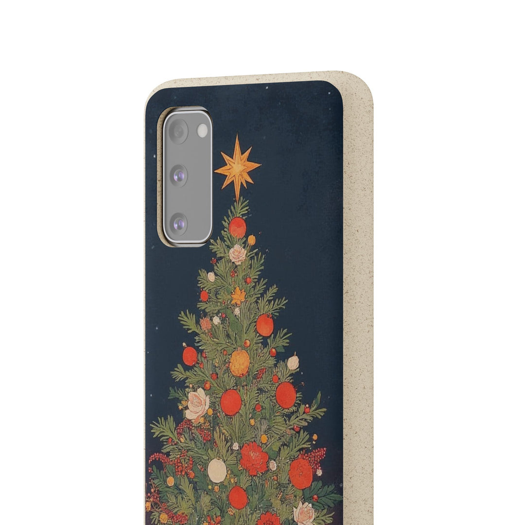 Art Noveau Christmas Eco Samsung Case - Biodegradable & Stylish