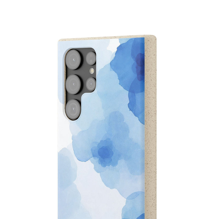 Ocean Bloom: Watercolor Serenity in Blue Samsung Case