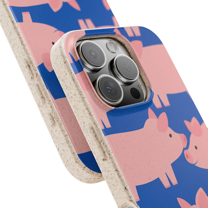 Cute Pig Eco iPhone Case