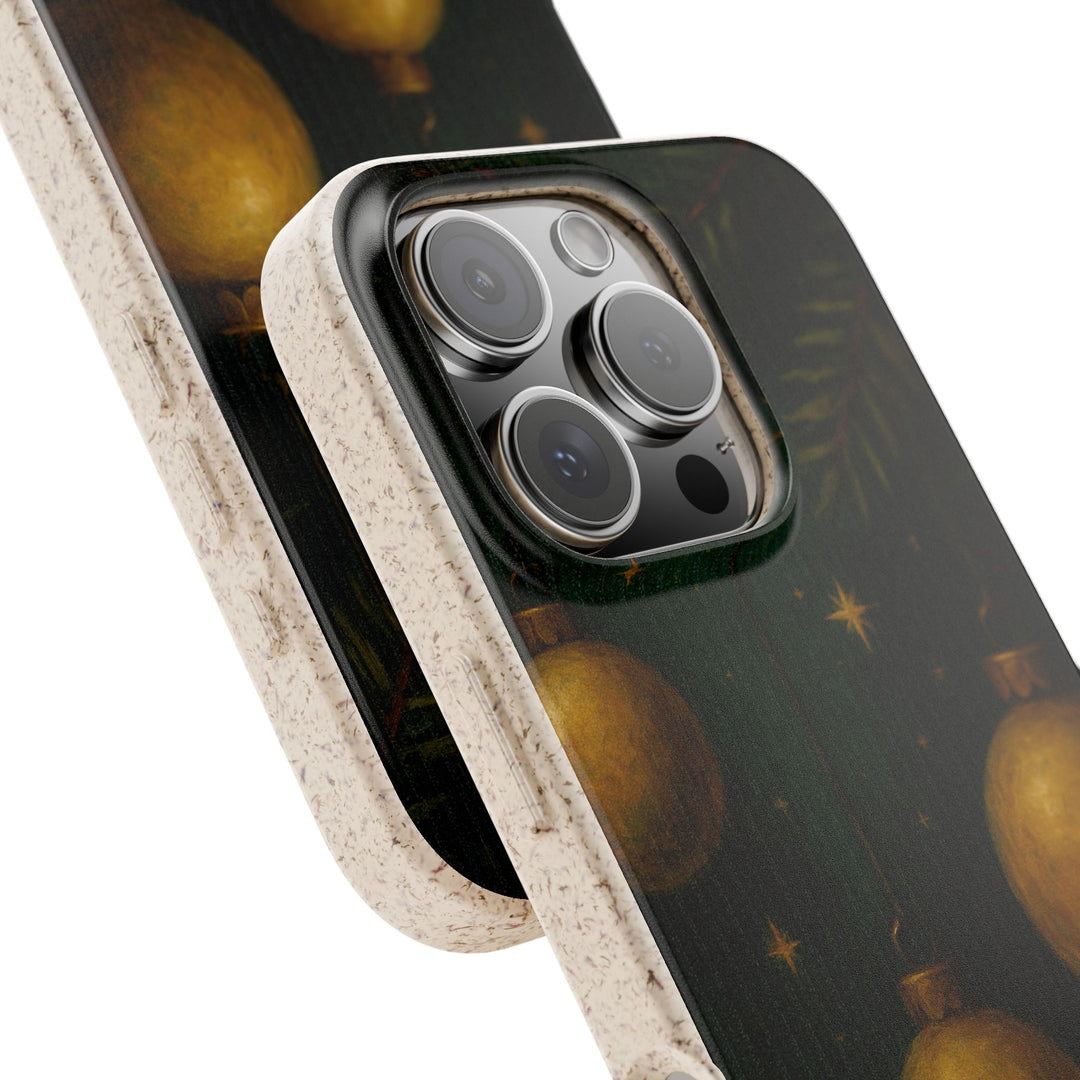 Vintage Christmas Ball Eco iPhone Case - Biodegradable & Stylish