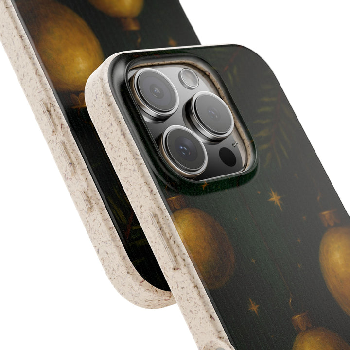 Vintage Christmas Ball Eco iPhone Case - Biodegradable & Stylish