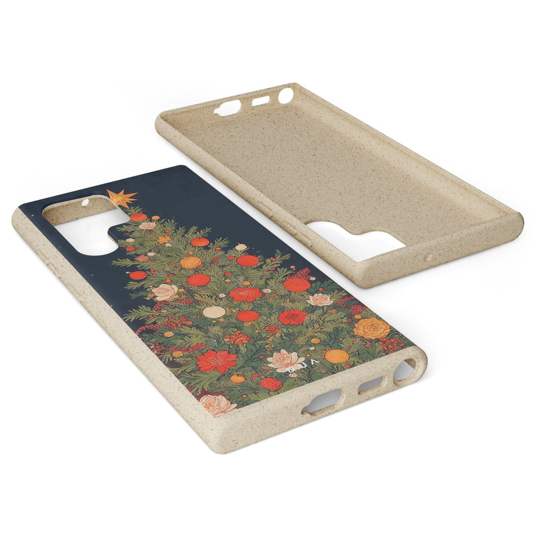 Art Noveau Christmas Eco Samsung Case - Biodegradable & Stylish