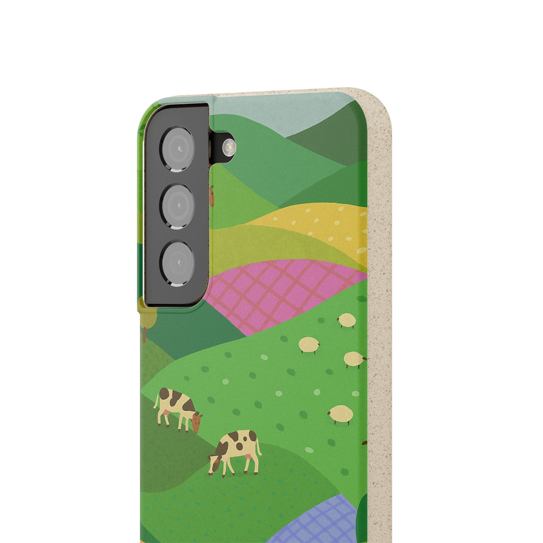 Eco-Friendly Farmcore Fields Samsung Case