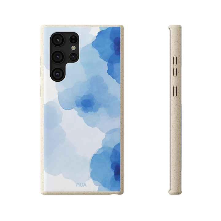 Ocean Bloom: Watercolor Serenity in Blue Samsung Case