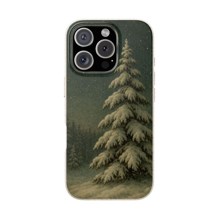 Christmas Winter Eco iPhone Case - Biodegradable & Stylish