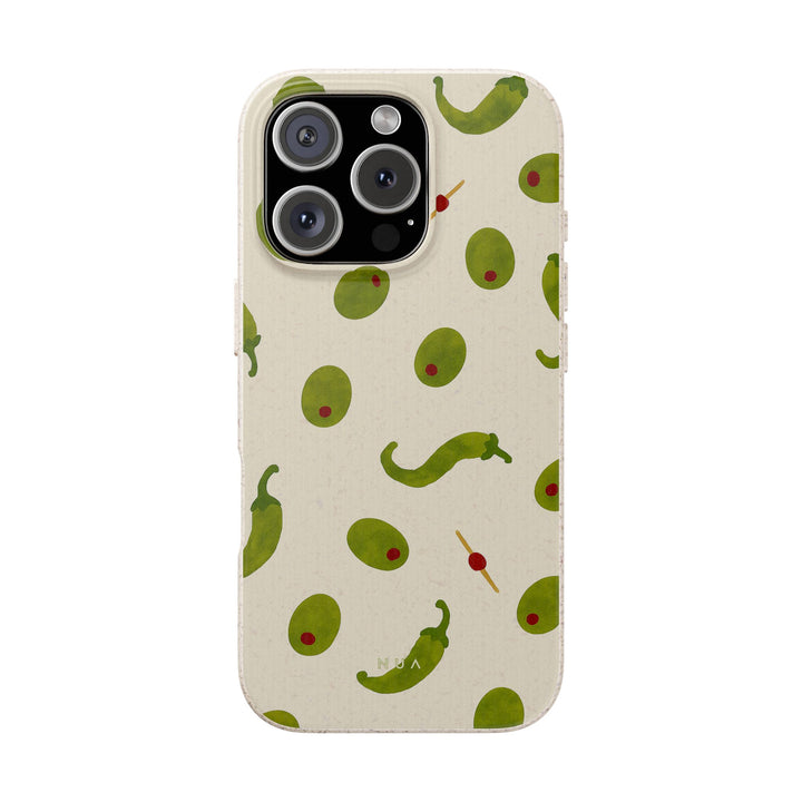 Olive Vibes iPhone Case