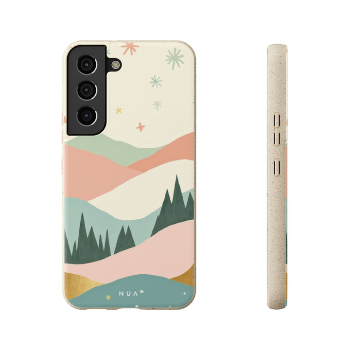 Dreamy Nordic Hills Eco Samsung Case - Biodegradable & Stylish