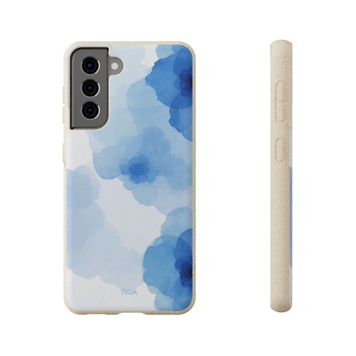 Ocean Bloom: Watercolor Serenity in Blue Samsung Case